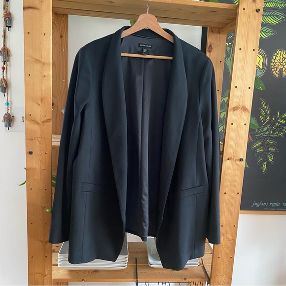 Eileen Fisher Black Blazer XL - Picture 2 of 12
